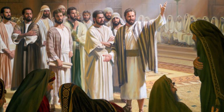 Apóstoles anunciando el Evangelio y sirviendo a los demás