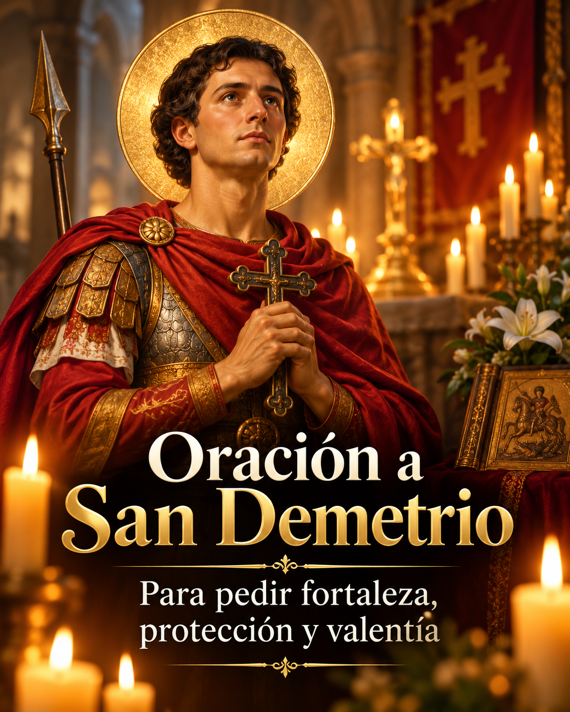 Oración a San Demetrio para pedir fortaleza, protección y valentía