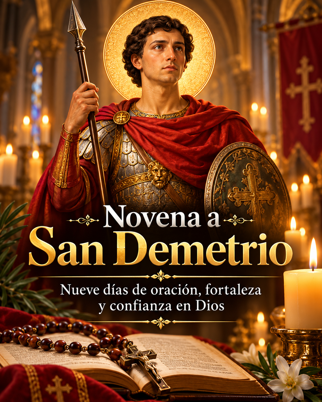 Novena a San Demetrio: nueve días de oración, fortaleza y confianza en Dios